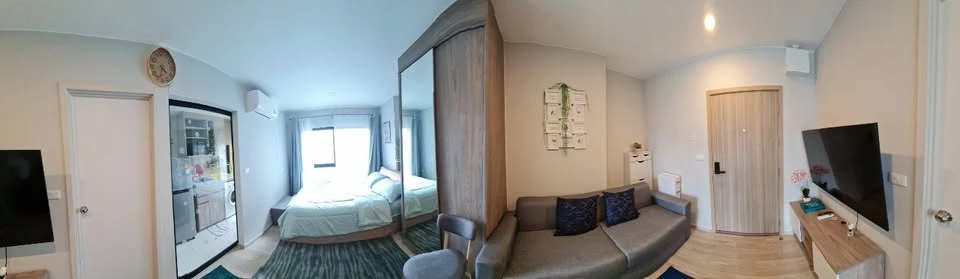 ให้เช่า Plum Condo Sukhumvit 97.1 ห้องน่าอยู่ ตกแต่งคุมโทน มาพร้อมเฟอร์นิเจอร์ครบครัน หิ้วกระเป๋าเข้าอยู่ได้เลยจ้า