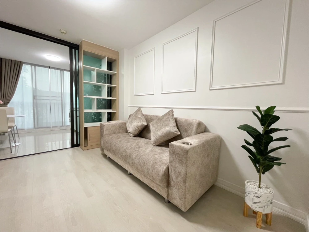 ให้เช่า Proud X2 ห้องพื้นที่ใช้สอยเยอะ ตกแต่งคุมโทน เฟอร์และเครื่องใช้ไฟฟ้าครบครัน หิ้วกระเป๋าเข้าอยู่ได้เลยจ้า