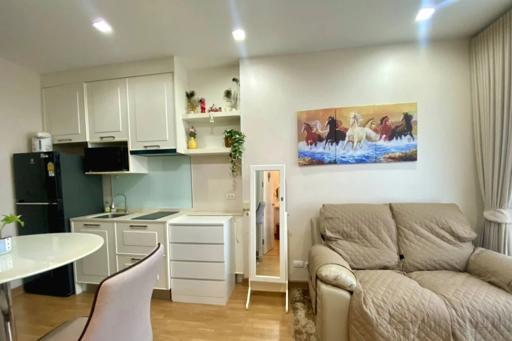 ให้เช่า Q House Sukhumvit 79 ชั้น 22 วิวแม่น้ําเจ้าพระยา แต่งครบ น่าอยู่ จองเลย