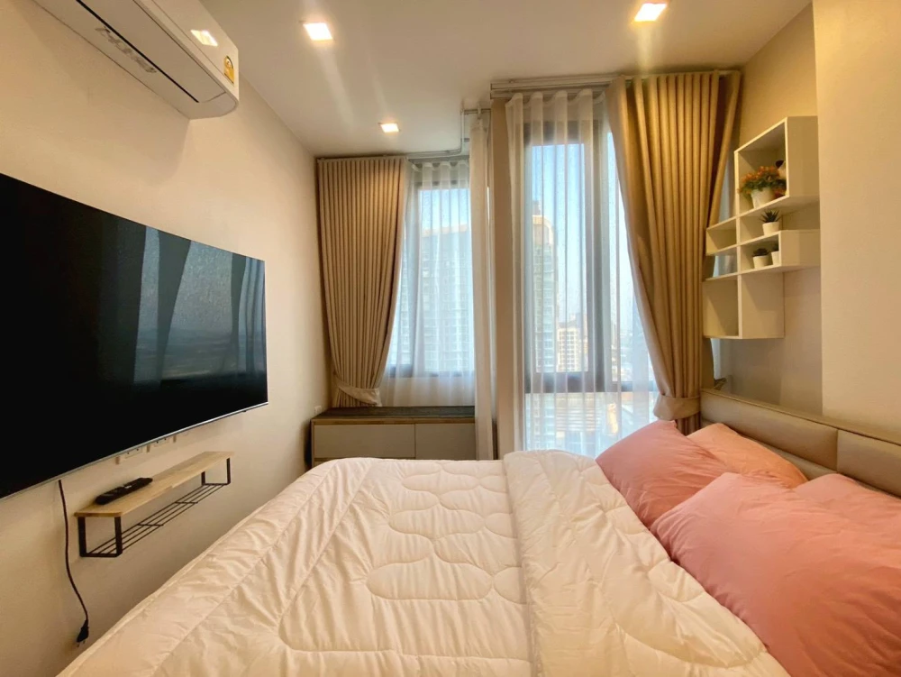 ให้เช่า Q House Sukhumvit 79 ชั้น 22 วิวแม่น้ําเจ้าพระยา แต่งครบ น่าอยู่ จองเลย