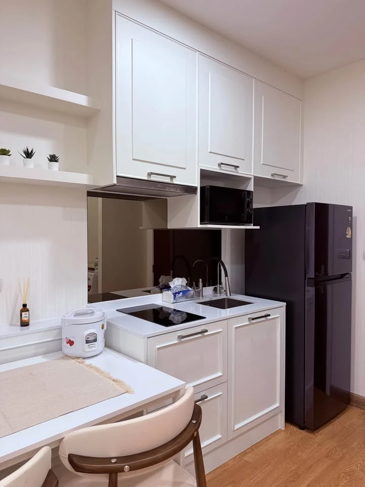 ให้เช่า Q House Sukhumvit 79 ห้องพร้อมอยู่ เฟอร์พร้อม กว้างขวางอยู่สบาย จองเลย