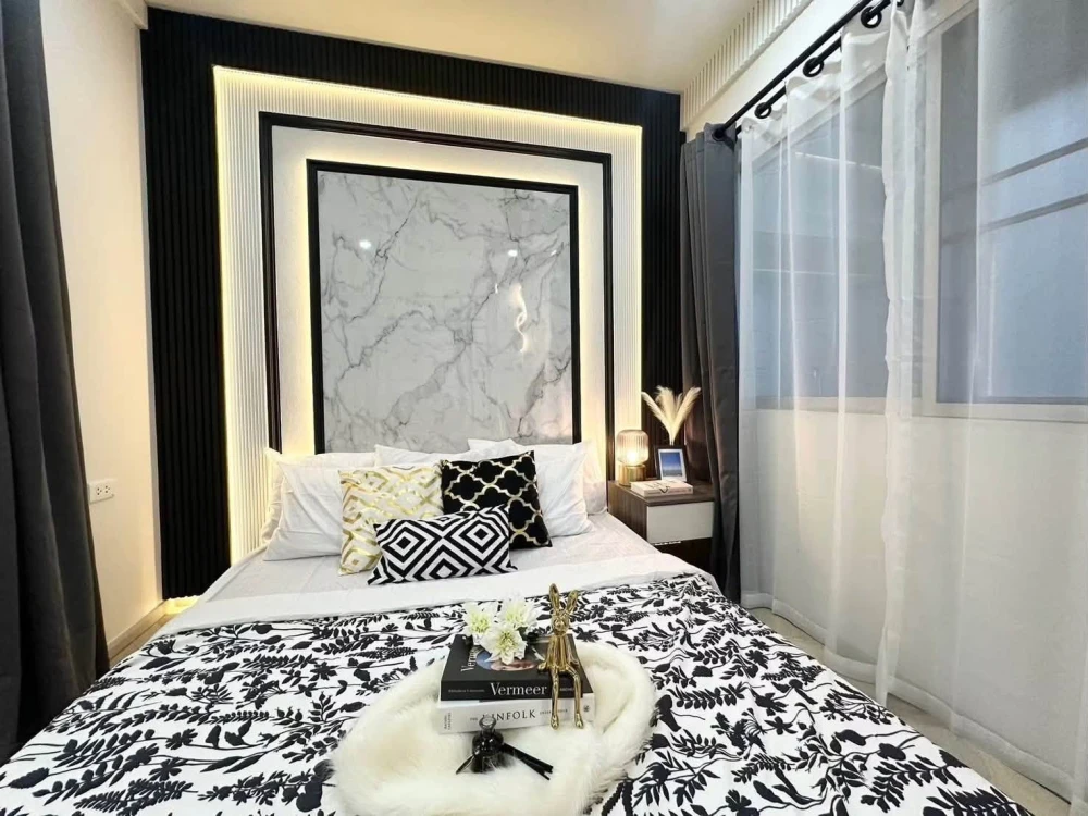 ให้เช่า RATCHADA PRESTIGE LADPRAO 48 ชั้น 2 อาคาร A วิวไพรเวท วิวไม่บัง รับลมสบาย ตกแต่งสวยมาก ต้องจอง