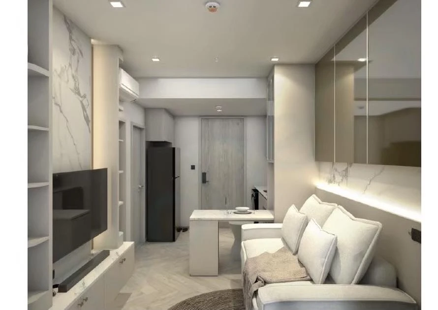 ให้เช่า Reference Sathorn - Wongwianyai ห้องมุม เป็นส่วนตัวมากๆ แบบ One Bedroom Plus วิวแม่น้ำ น่าจองสุดๆ