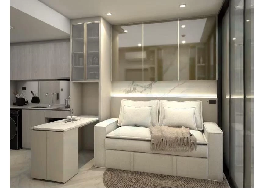 ให้เช่า Reference Sathorn - Wongwianyai ห้องมุม เป็นส่วนตัวมากๆ แบบ One Bedroom Plus วิวแม่น้ำ น่าจองสุดๆ