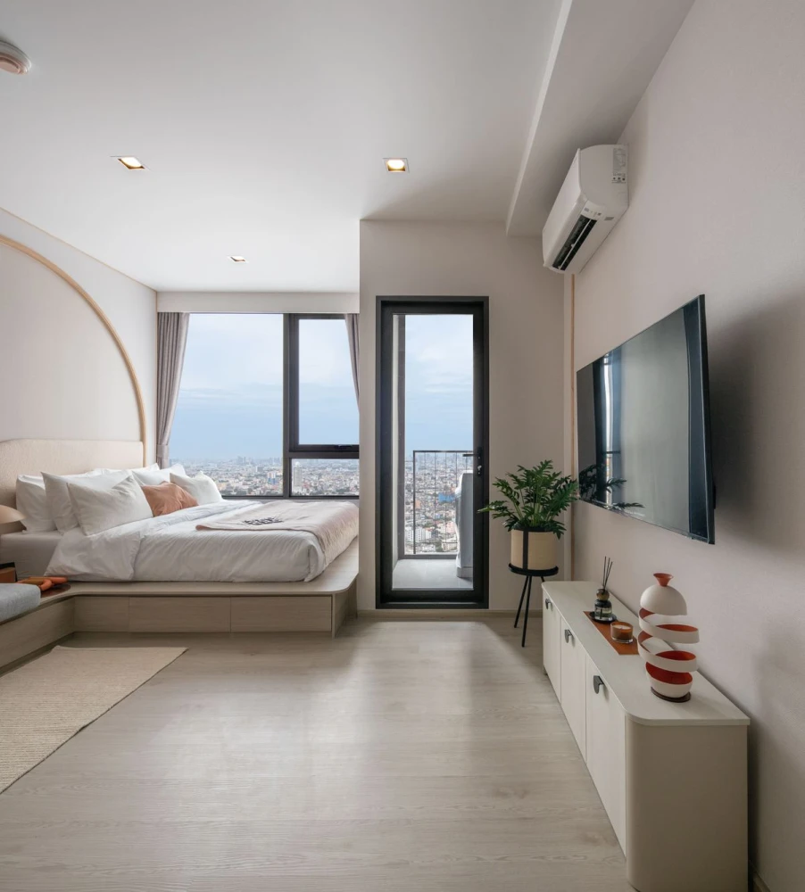 ให้เช่า Reference Sathorn - Wongwianyai ห้องสตูดิโอ ชั้น 9 ตกแต่งคุมโทน เครื่องใช้ไฟฟ้าครบครัน จองด่วน