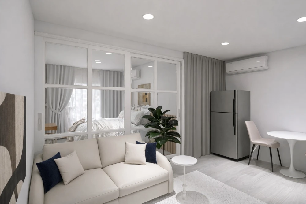 ให้เช่า Regent Home บางนา ชั้น 11 ตกแต่งฟังก์ชั่นครบ พร้อมลากกระเป๋าเข้าอยู่ได้เลย