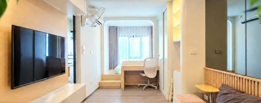 ให้เช่า Regent Home วุฒากาศ ตึก A ชั้น 7 ชั้นเดียวกับส่วนกลาง ครัวแยกเป็นสัดส่วน ตกแต่งน่าอยู่ รีบจองก่อนพลาด