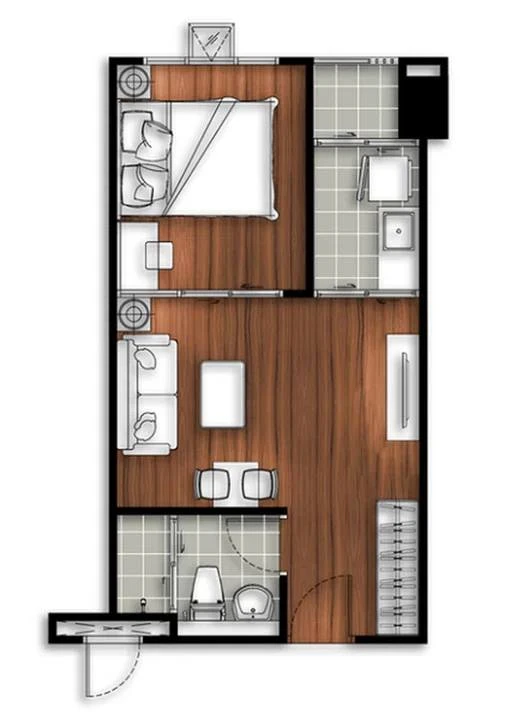 ให้เช่า REGENT HOME 18 CHANGWATTANA-LAKSI 1 ห้องนอน 1 ห้องน้ำ ทำเลดี สิ่งอำนวยความสะดวกครบครัน จองด่วน