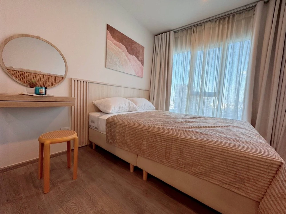 ให้เช่า Regent Home Bangna ชั้นสูงตึก D ได้วิวเมืองโล่งๆ สบายตา เฟอร์​นิเจอร์​และเครื่อง​ใช้​ไฟฟ้า​ครบ รีบจองเลย
