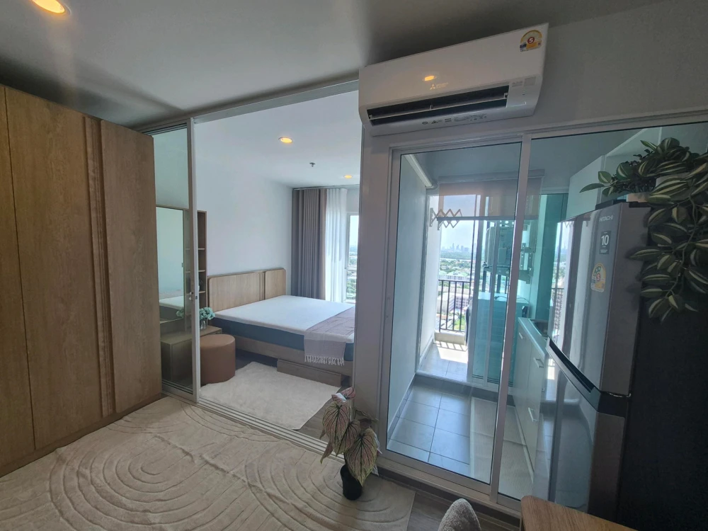 ให้เช่า Regent Home Bangna ชั้น 27 ห้องมุม เห็นวิวแม่น้ำ แต่งครบ น่าอยู่ จองเลย