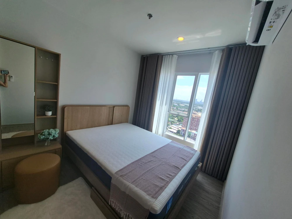 ให้เช่า Regent Home Bangna ชั้น 27 ห้องมุม เห็นวิวแม่น้ำ แต่งครบ น่าอยู่ จองเลย
