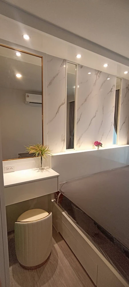 ให้เช่า Regent Home BangNa ตึก B ชั้น 9 วิวสระว่ายน้ำ ตกแต่งสไตล์โมเดิร์น ชุดบิ้วอินจัดเต็ม จองเลย