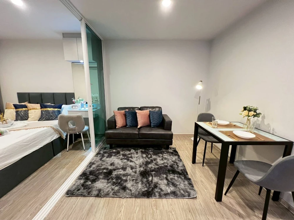 ให้เช่า Regent Home Bangna ตึก B วิวนอก วิวโล่ง ได้วิวแม่น้ำ มีเฟอร์นิเจิอร์ครบ Built-In พร้อมเข้าอยู่ได้ทันที