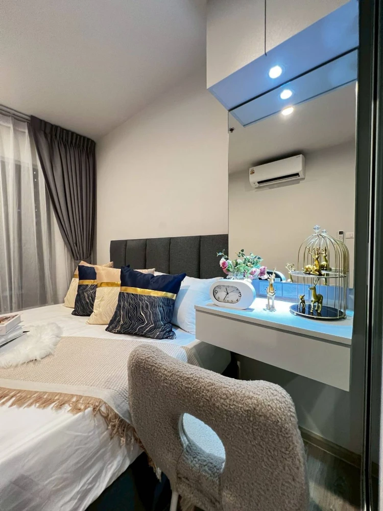 ให้เช่า Regent Home Bangna ตึก B วิวนอก วิวโล่ง ได้วิวแม่น้ำ มีเฟอร์นิเจิอร์ครบ Built-In พร้อมเข้าอยู่ได้ทันที