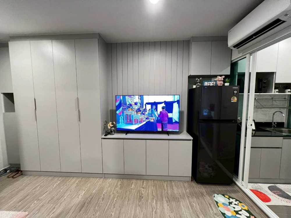 ให้เช่า Regent Home Bangna ตึก B วิวนอก วิวโล่ง ได้วิวแม่น้ำ มีเฟอร์นิเจิอร์ครบ Built-In พร้อมเข้าอยู่ได้ทันที
