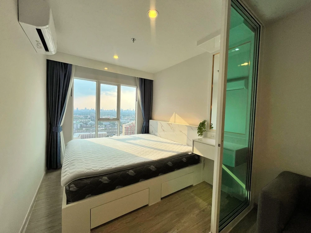 ให้เช่า Regent Home Bangna ห้องชั้นสูง เฟอร์พร้อม จองเลย