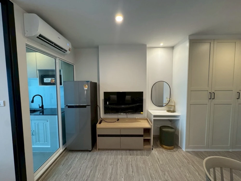 ให้เช่า Regent Home Bangna ห้องน่าอยู่ ตกแต่งคุมโทน บิ้วอินผนังอย่างดี วิวโล่ง จองเลย