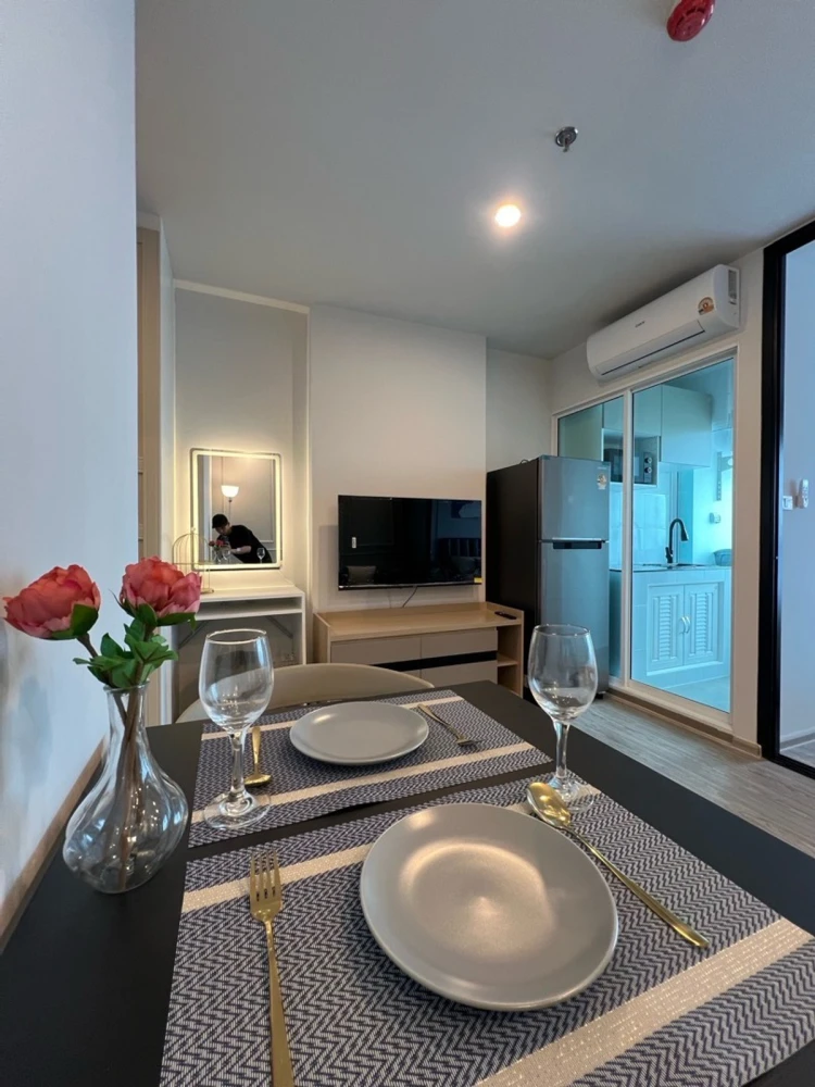 ให้เช่า Regent Home Bangna ห้องน่าอยู่ ตกแต่งคุมโทน บิ้วอินผนังอย่างดี วิวโล่ง จองเลย