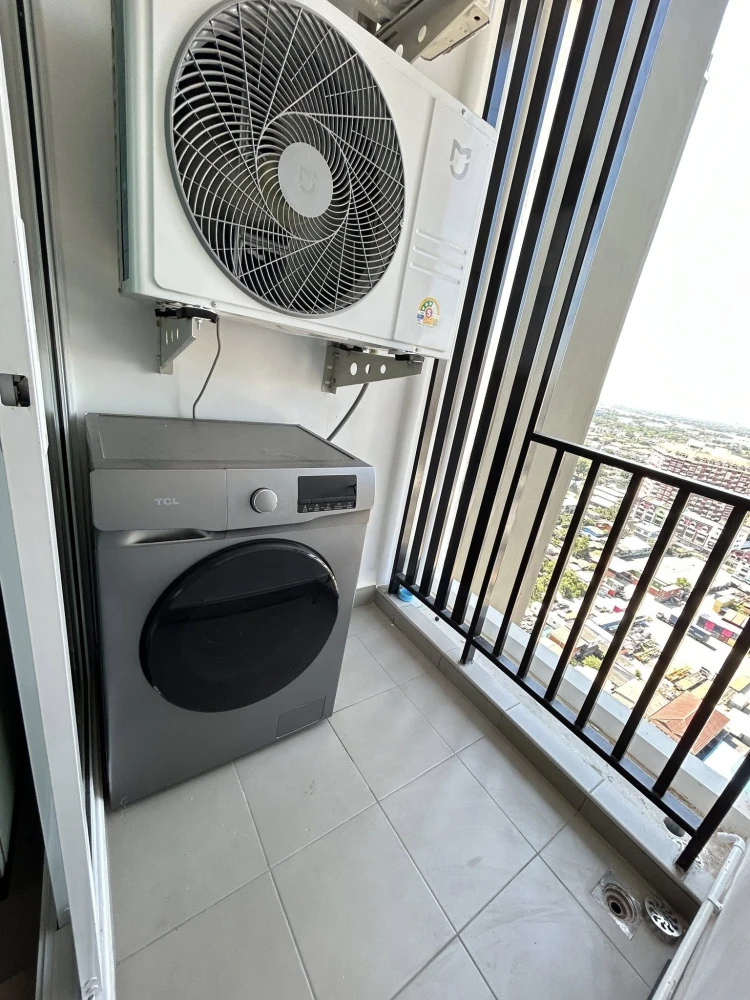 ให้เช่า Regent Home Bangna ห้องน่าอยู่ เฟอร์และเครื่องใช้ไฟฟ้าครบครัน เห็นวิวโค้งแม่น้ำ หิ้วกระเป๋าเข้าอยู่ได้เลยจ้า