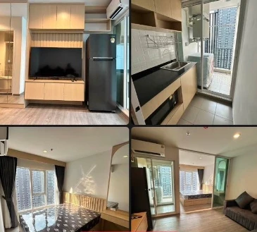 ให้เช่า Regent Home Bangna ห้องบิวอินครบ แบ่งโซนเรียบร้อย ตกแต่งสวย Full เฟอร์+เครื่องใช้ไฟฟา พร้อมหิ้วกระเป๋าเข้าอยู่