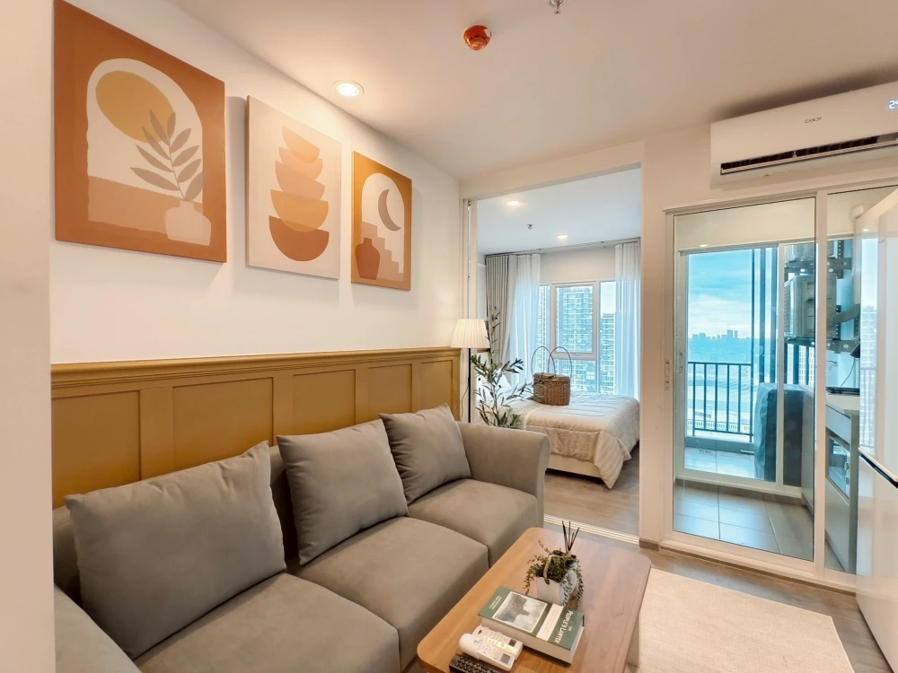 ให้เช่า Regent Home Bangna ห้องพร้อมอยู่ ชั้นสูง เฟอร์พร้อม รีบจองเลย!!