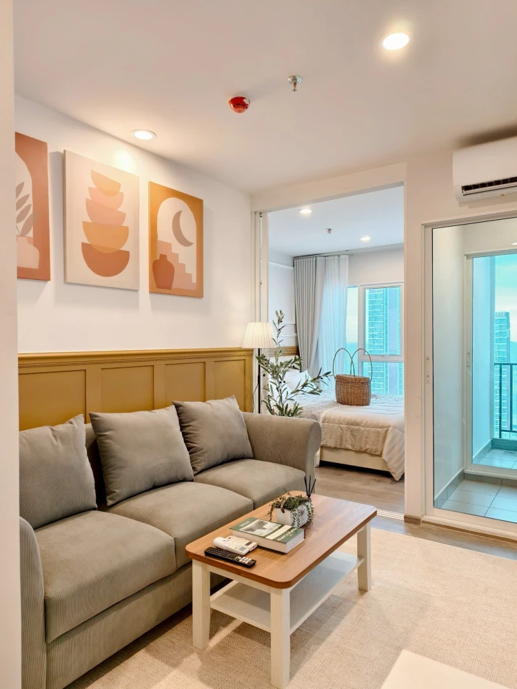 ให้เช่า Regent Home Bangna ห้องพร้อมอยู่ ชั้นสูง เฟอร์พร้อม รีบจองเลย!!