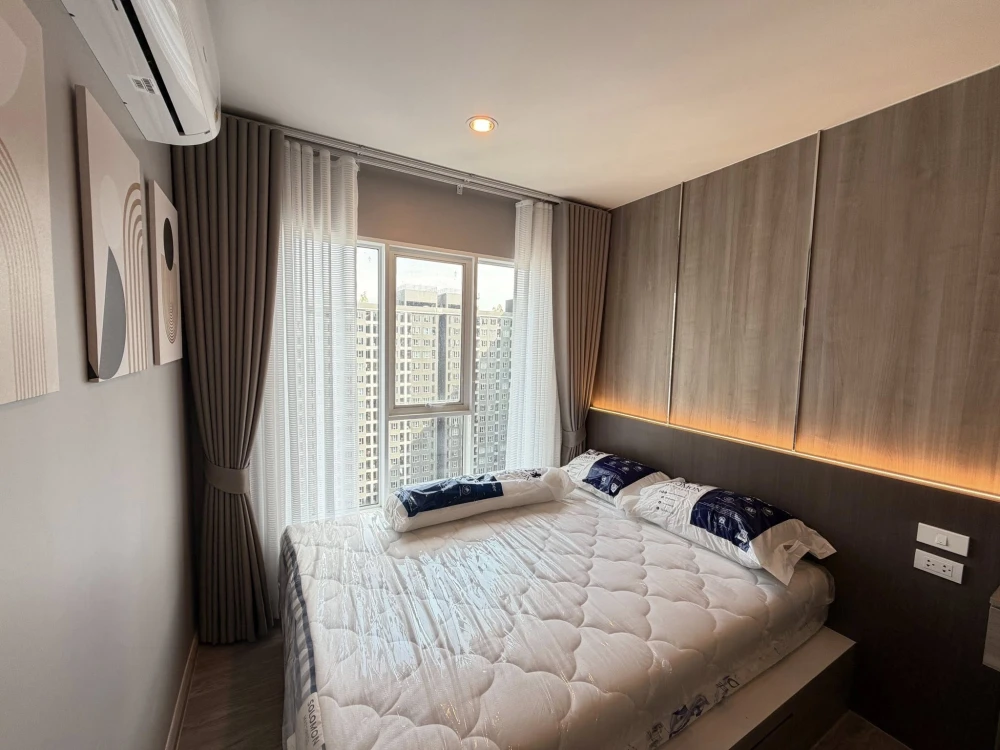 ให้เช่า Regent Home Bangna ห้องพร้อมอยู่ เฟอร์นิเจอร์ เครื่องใช้ไฟฟ้าครบ สนใจจองเลย