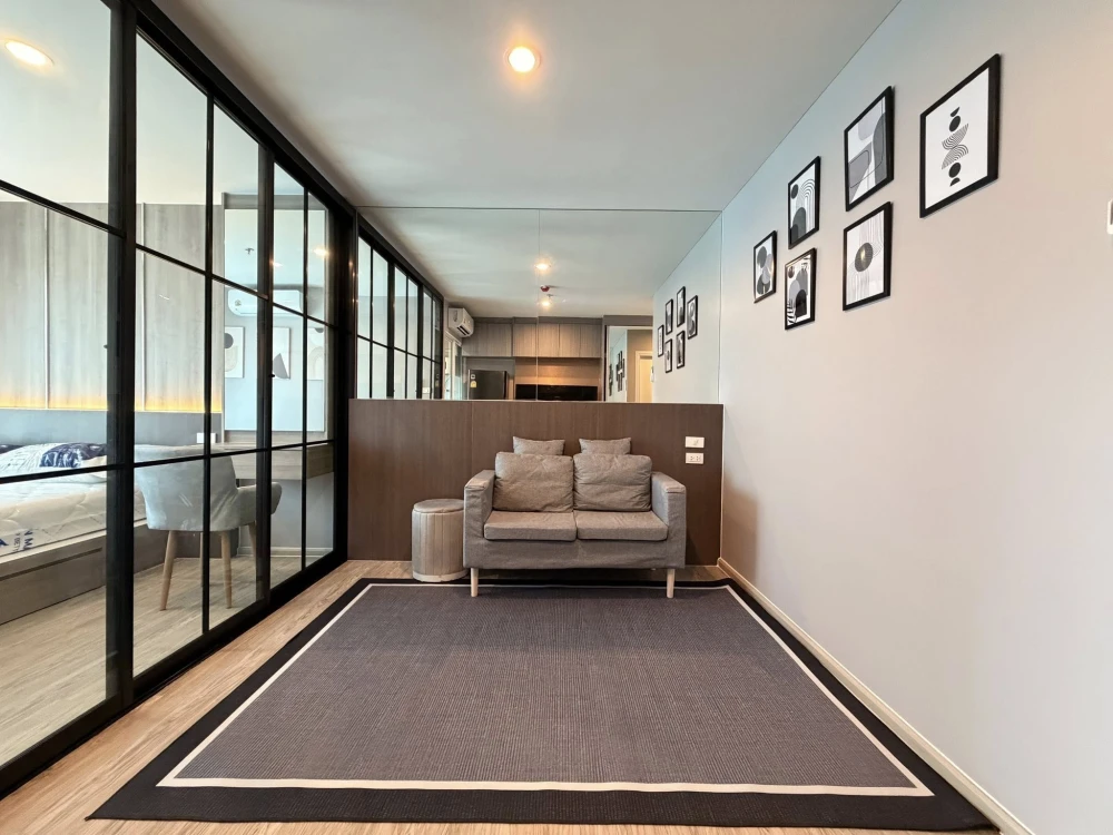 ให้เช่า Regent Home Bangna ห้องพร้อมอยู่ เฟอร์นิเจอร์ เครื่องใช้ไฟฟ้าครบ สนใจจองเลย