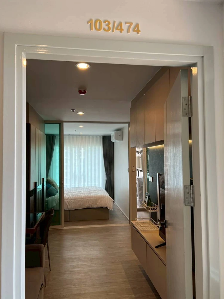 ให้เช่า Regent Home Bangna ห้องมุมคนไม่พลุกพล่าน เฟอร์นิเจอร์ครบครัน หิ้วกระเป๋าเข้าอยู่ได้เลยจ้า