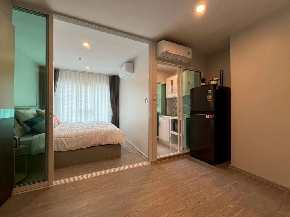 ให้เช่า Regent Home Bangna ห้องมุมคนไม่พลุกพล่าน เฟอร์นิเจอร์ครบครัน หิ้วกระเป๋าเข้าอยู่ได้เลยจ้า