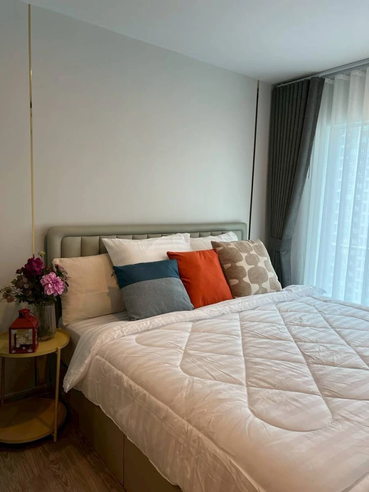 ให้เช่า Regent Home Bangna ห้องมุมคนไม่พลุกพล่าน เฟอร์นิเจอร์ครบครัน หิ้วกระเป๋าเข้าอยู่ได้เลยจ้า