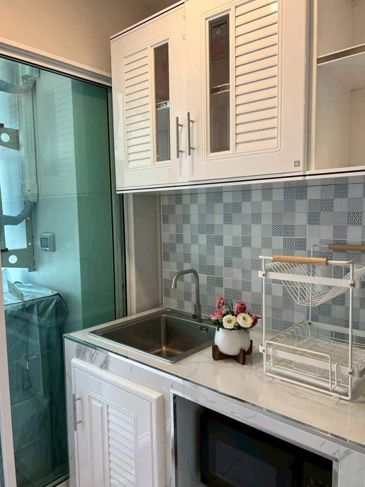 ให้เช่า Regent Home Bangna ห้องมุมคนไม่พลุกพล่าน เฟอร์นิเจอร์ครบครัน หิ้วกระเป๋าเข้าอยู่ได้เลยจ้า