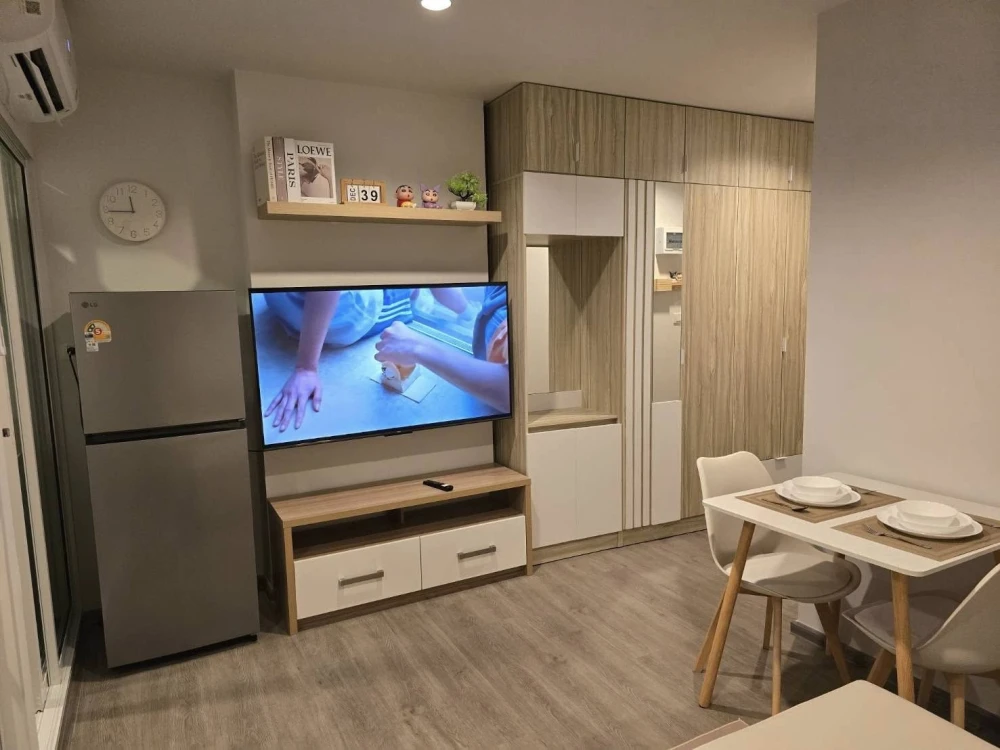 ให้เช่า Regent Home Bangna ห้องอยู่ชั้นสูง วิวสระ แต่งมินิมอล มูจิ สวยมาก พร้อมเข้าอยู่