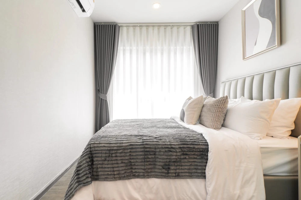 ให้เช่า Regent Home Bangna ห้องแตงน่าอยู่ โทนขาวสบายตา ราคาสบายกระเป๋า มาจับมาจองเลย อย่าพลาด