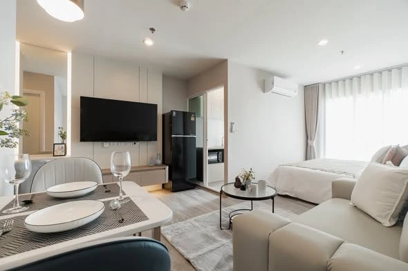 ให้เช่า Regent Home Bangna ห้องแต่งสวยคุมโทน มาพร้อมสิ่งอำนวยความสะดวกครบครัน ดีแบบนี้จะรออะไร