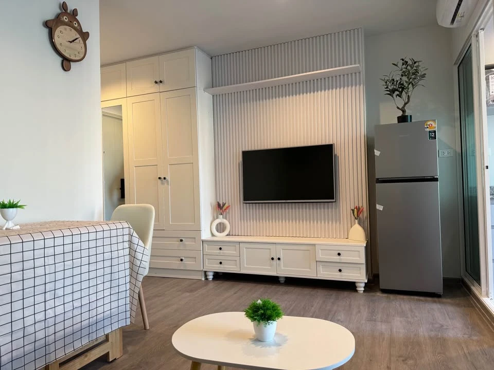 ให้เช่า Regent Home Bangna ห้องแต่งสวยคุมโทน เฟอร์นิเจอร์บิ้วอินอย่างดี จองเลย