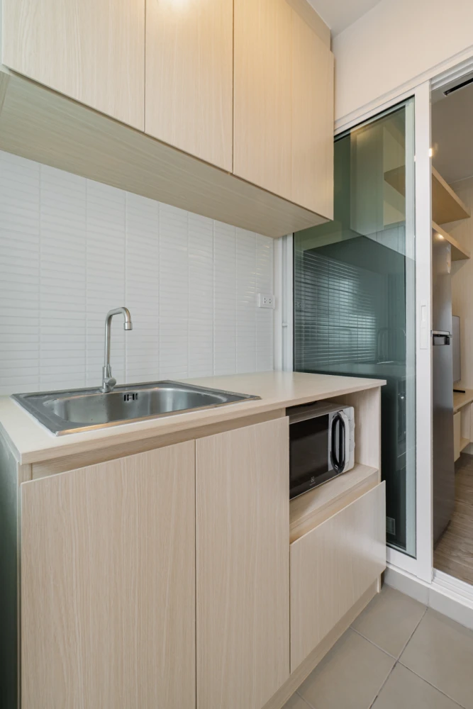 ให้เช่า Regent Home Bangna 1 ห้องนอน 1 ห้องน้ำ ตกแต่งสไตล์มินิมอลคุมโทน เห็นวิวโค้งน้ำบางกระเจ้า จองด่วน