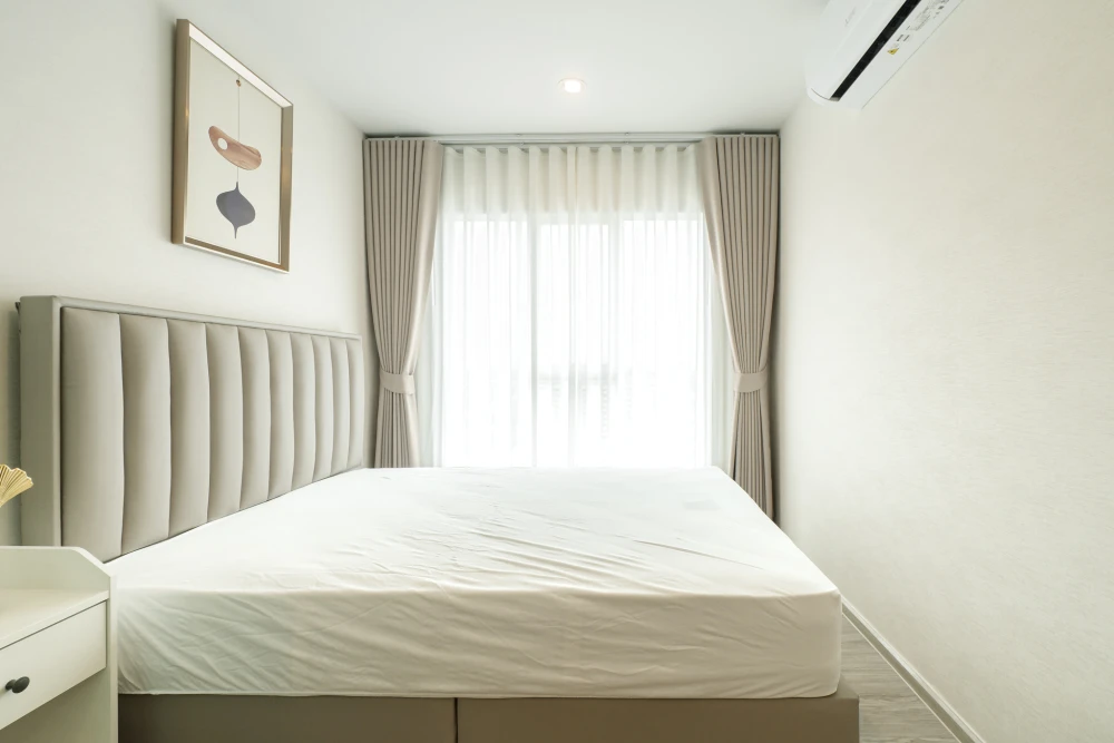 ให้เช่า Regent Home Bangna 1 ห้องนอน 1 ห้องน้ำ ตกแต่งสไตล์มินิมอลคุมโทน เห็นวิวโค้งน้ำบางกระเจ้า จองด่วน