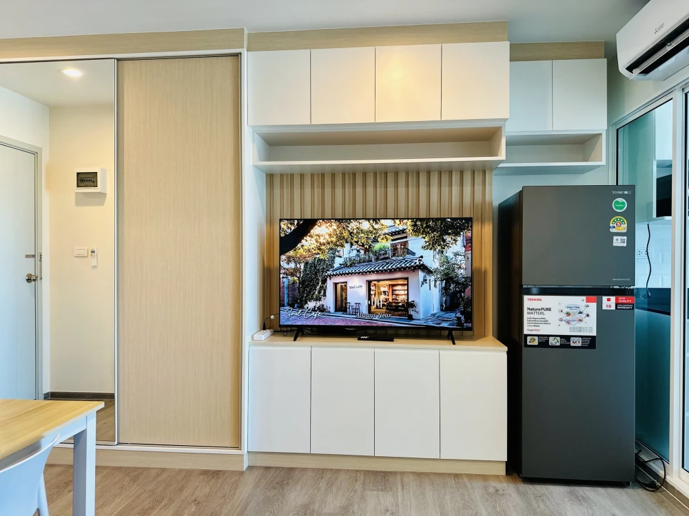 ให้เช่า Regent Home Bangna 1 ห้องนอน 1 ห้องน้ำ บิวท์อินเฟอร์นิเจอร์อย่างดี จองเลยตอนนี้จ้า