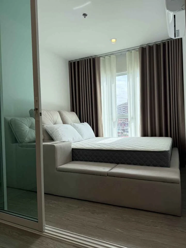 ให้เช่า Regent Home Bangna 1 ห้องนอน 1 ห้องน้ำ มาพร้อมเฟอร์และเครื่องใช้ไฟฟ้าครบครัน รีบจองด่วนๆเลย