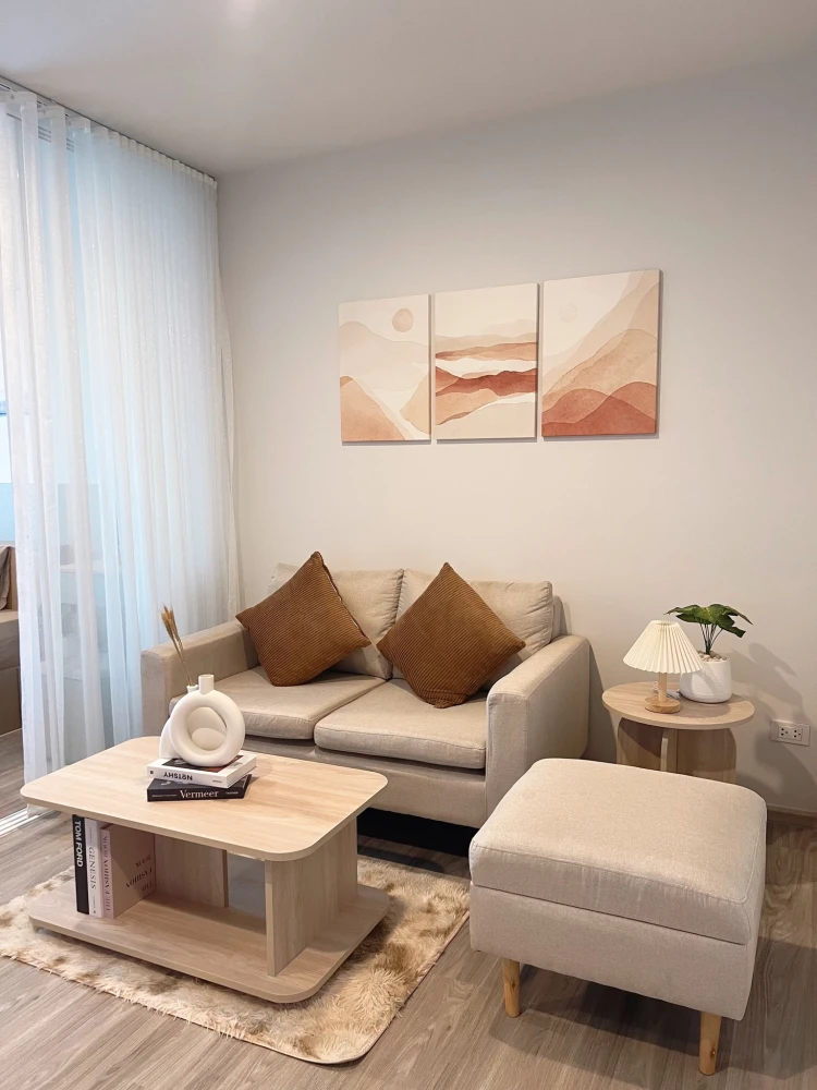 ให้เช่า Regent Home Bangna 1 ห้องนอน 1 ห้องน้ำ แต่งสวยคุมโทน เห็นวิวโค้งแม่น้ำสวย จองด่วน