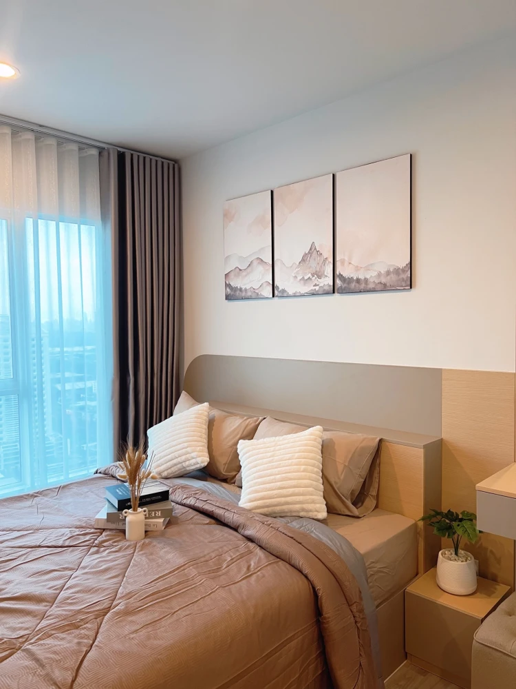 ให้เช่า Regent Home Bangna 1 ห้องนอน 1 ห้องน้ำ แต่งสวยคุมโทน เห็นวิวโค้งแม่น้ำสวย จองด่วน