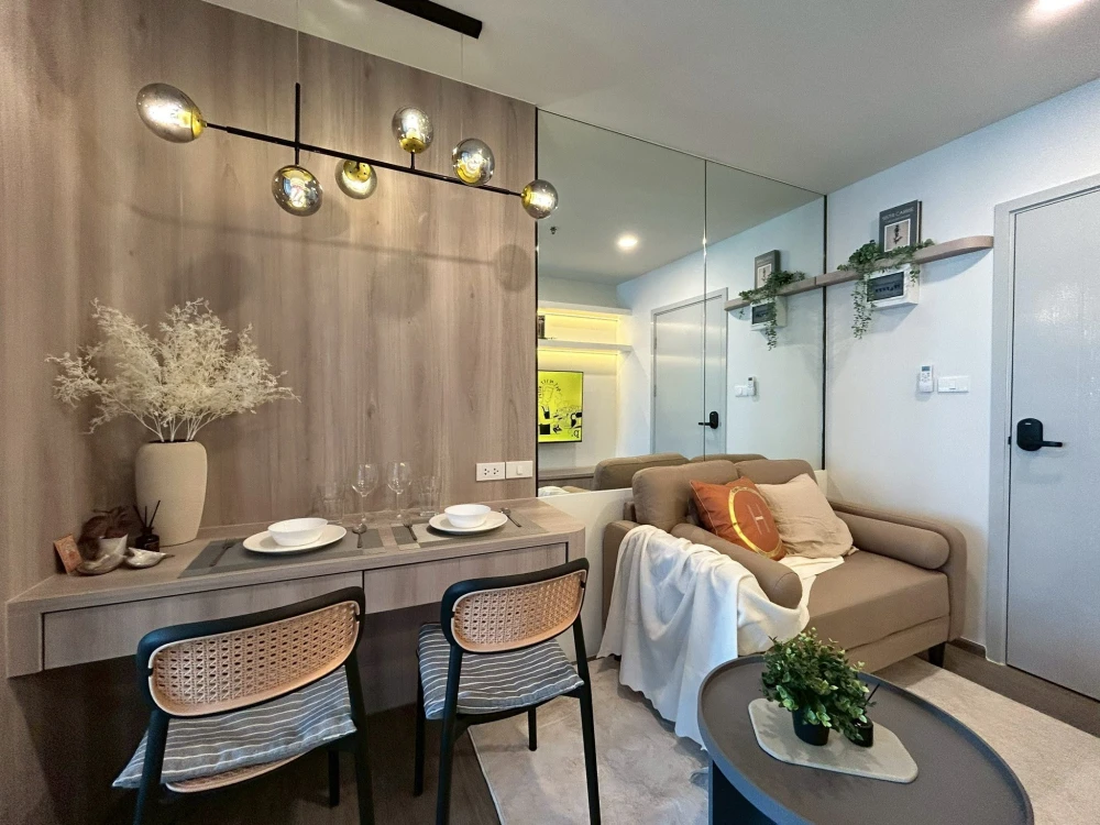 ให้เช่า Regent Home Wuttakat  ห้องพร้อมอยู่ เฟอร์พร้อม ชั้นสูง น่าอยู่ จองเลย