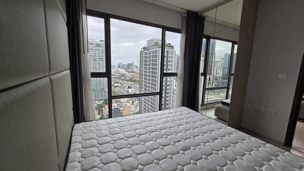 ให้เช่า Rhythm Asoke ชั้น 27 ห้องมุม  ตกแต่งครบ พร้อมอยู่