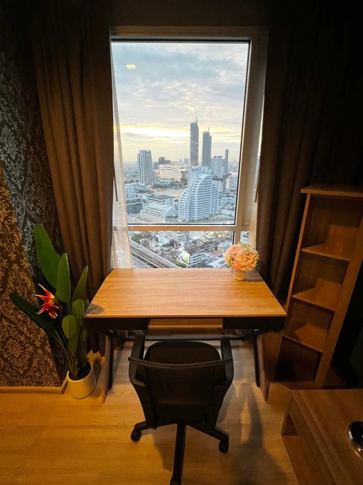 ให้เช่า Rhythm Sathorn ชั้น 32 ชั้นสูง วิวสวย ตกแต่งครบครัน สวยจึ้ง พร้อมเข้าอยู่