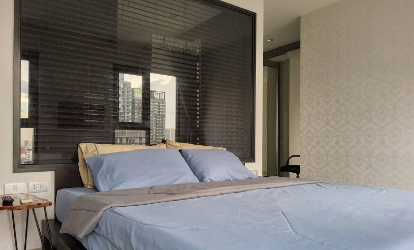 ให้เช่า Rhythm Sukhumvit 36-38 ชั้น 14 วิวเมืองและสวน แต่งครบ จองเลย ห้ามพลาด