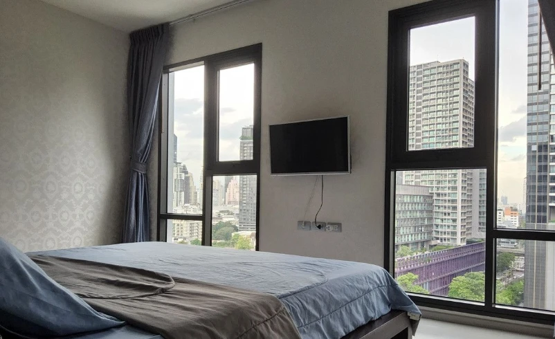 ให้เช่า Rhythm Sukhumvit 36-38 ชั้น 14 วิวเมืองและสวน แต่งครบ จองเลย ห้ามพลาด