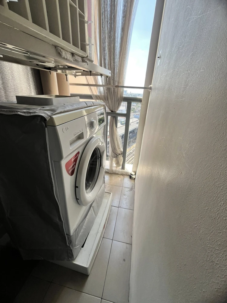 ให้เช่า Rich Park @ Bangson Station ห้องมุมคนไม่พลุกพล่าน เฟอร์นิเจอร์ครบครัน หิ้วกระเป๋าเข้าอยู่ได้เลยจ้า