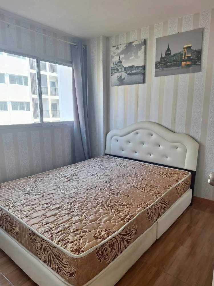 ให้เช่า s condo สมุทรสาคร ชั้น5 อาคารบี ตกแต่งครบ ติดวอลเปเปอร์ทั้งห้อง รีบจับจองเลย