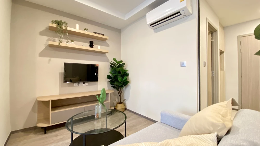 ให้เช่า Salaya One Residence ห้องแต่งน่าอยู่ ชั้น 2 วิวสวนและสระ ห้องไม่ร้อน มาจองเลยจ้า